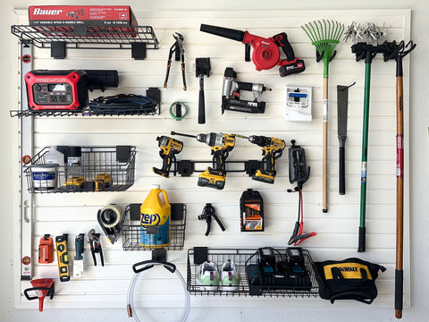 Wall Organizer Pro 60" x 80" Slatwall & Accessory Kit