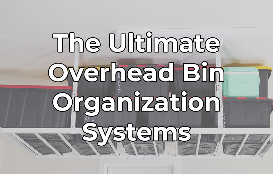 Storage Tote Rack: The Ultimate Overhead Bin Organization System