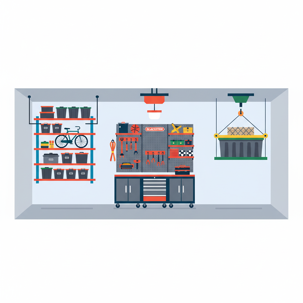 Illustration for Ceiling Sam Hard Mounted Systems: A Comprehensive Comparison Against Gladiator and HyLoft