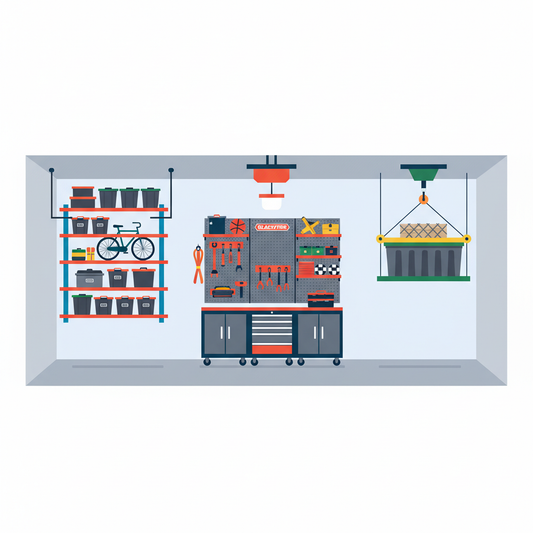 Illustration for Ceiling Sam Hard Mounted Systems: A Comprehensive Comparison Against Gladiator and HyLoft