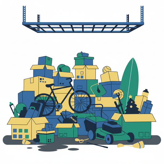 Illustration for Maximize Garage Space: Discover Durable Fixed Overhead Storage for a Clutter-Free Home