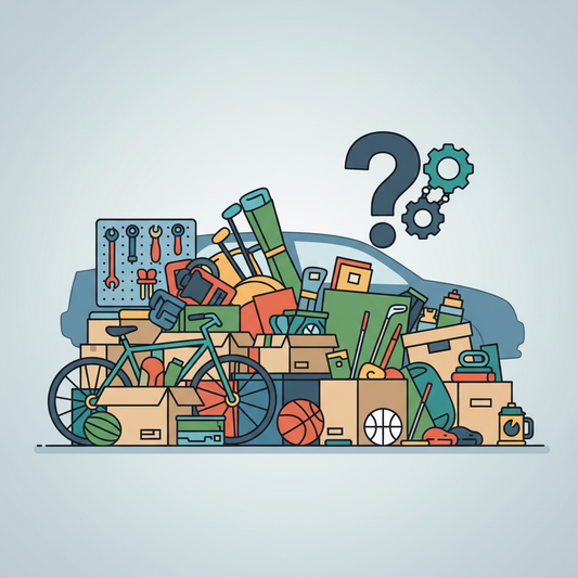 Illustration for Maximize Your Garage: Durable American-Made Non-Motorized Ceiling Lifts for Effortless Organization