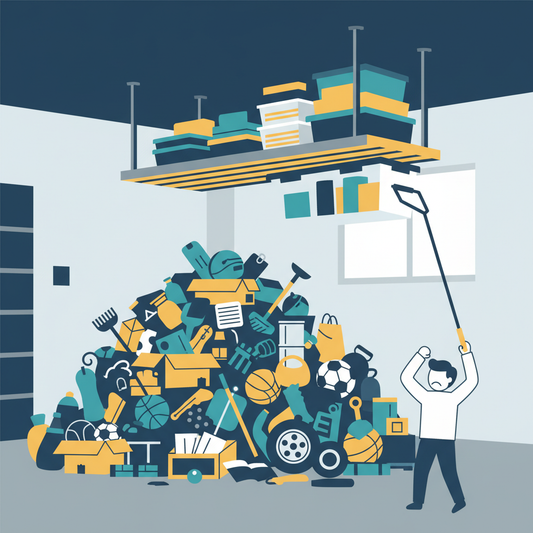 Illustration for Maximize Your Garage: High-Quality Overhead Storage for Easy Access Without Ladders