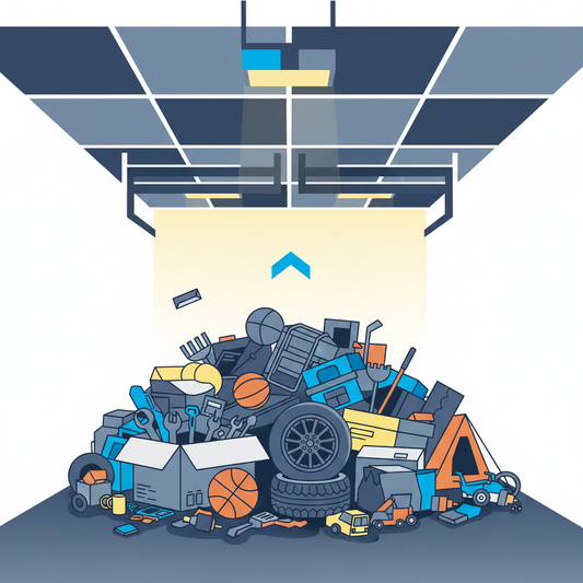 Illustration for Reclaim Your Garage: American-Made Ceiling Storage Solutions for a Clutter-Free Home