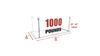 4'X8' Heavy-Duty Pro | 1000lbs Load Capacity | 4X8-HDP