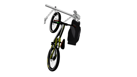Bike Slide | 150lbs Load Capacity | 2 Hooks | BKS (Ceiling Mount)