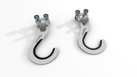 Bike Slide Hooks – 2 Pack | 75lbs Per Hook | BKSH-2