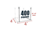 4’X4’ Heavy-Duty Pro | 400lbs Load Capacity | 4X4-HDP
