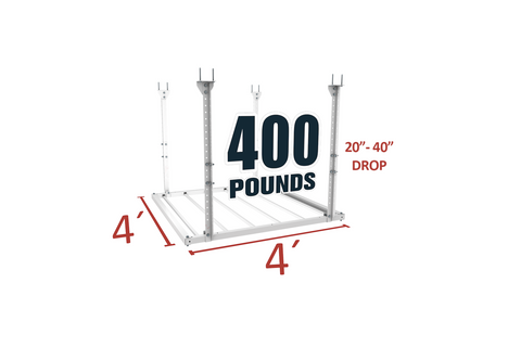 4’X4’ Heavy-Duty Pro | 400lbs Load Capacity | 4X4-HDP