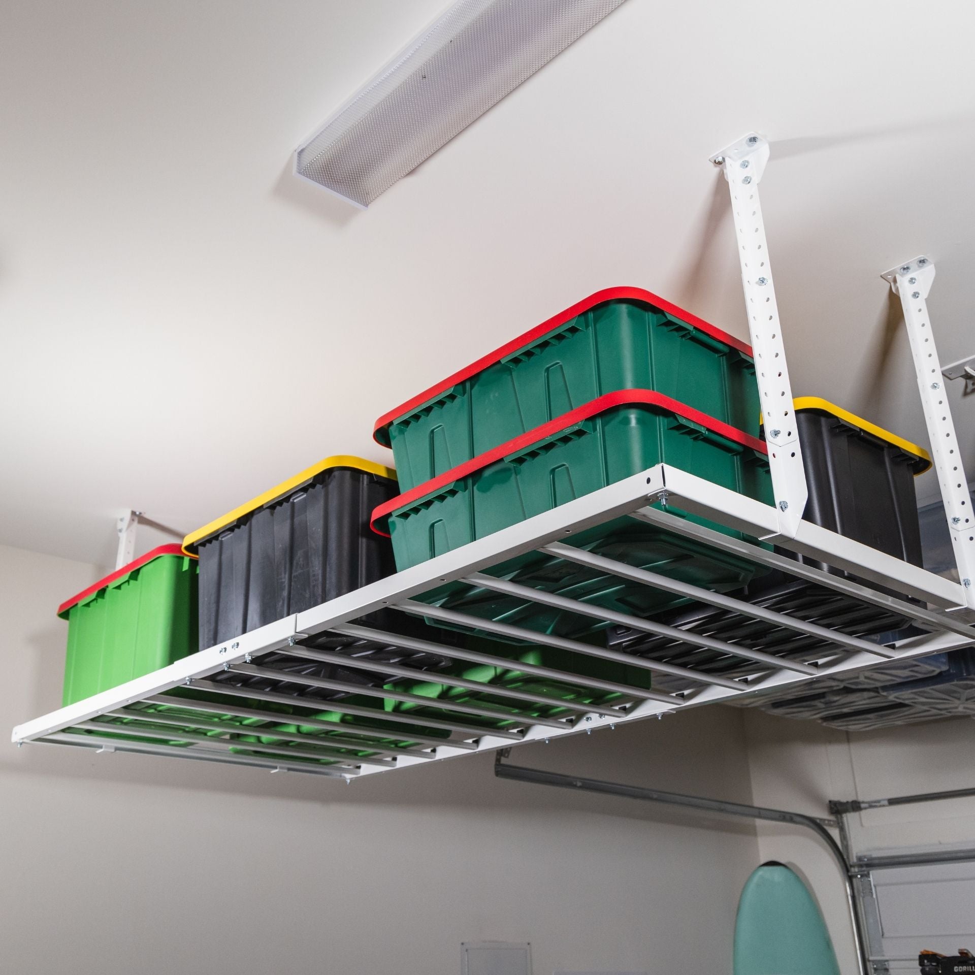 Sliding Ceiling Storage Rails Ceiling-Mounted Sliding Storage | Ceiling SAM® – CeilingSAM