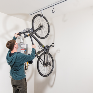 Bike Slide | 150lbs Load Capacity | 2 Hooks | BKS (Ceiling Mount)