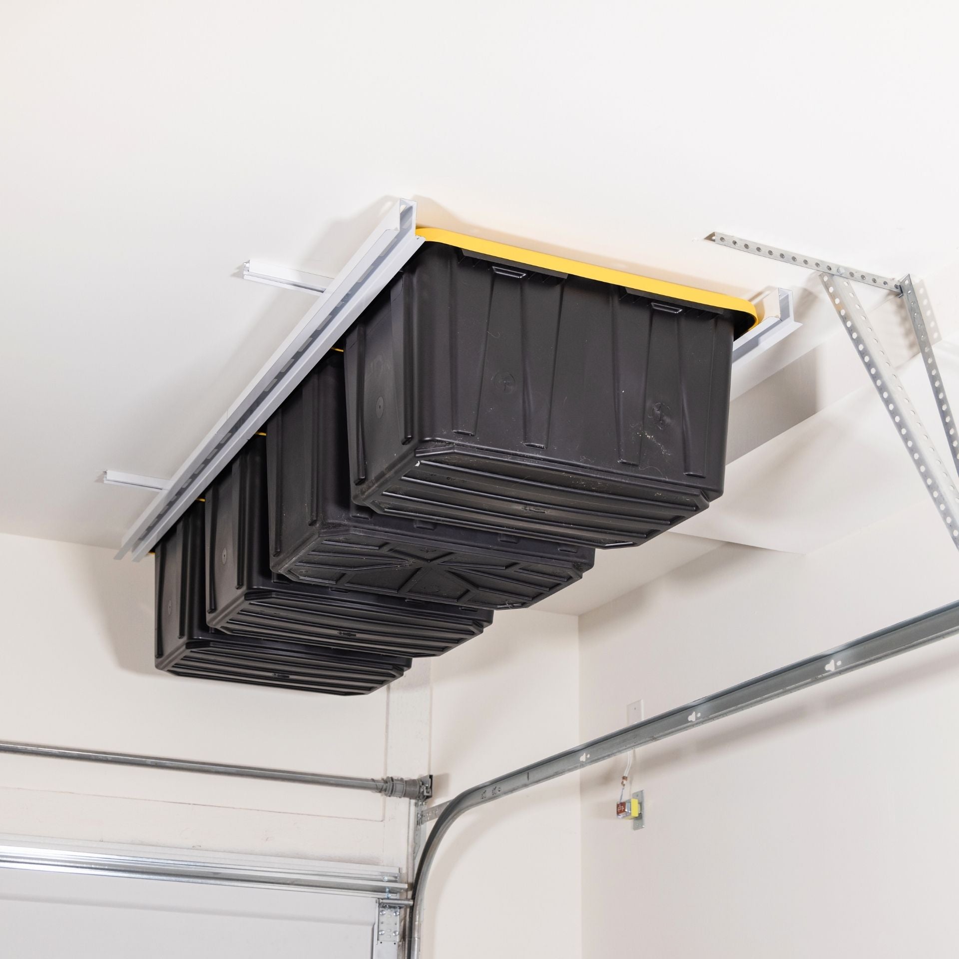 Sliding Ceiling Storage Rails Ceiling-Mounted Sliding Storage | Ceiling SAM® – CeilingSAM
