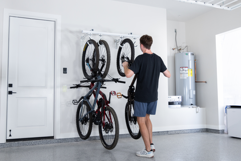 Bike Slide | 150lbs Load Capacity | 2 Hooks | BKS (Ceiling Mount)