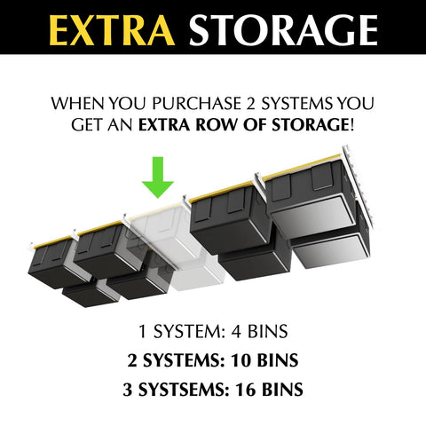 Sam's Tote Rack Bin Slide™ (Fixed) – CeilingSAM