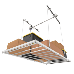 4' x 8' Retractable Garage Storage Lift (8-Foot Drop, 400 lb Capacity)