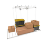 4' x 8' Retractable Garage Storage Lift (400 lb Capacity)