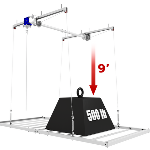 *Pre-Order* 4' x 8' Retractable Garage Storage Lift (9-Foot Drop, 500 lb Capacity)