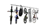 Bike Slide Pro | 300lbs Load Capacity | 4 Hooks | BKSP (Wall Mount)