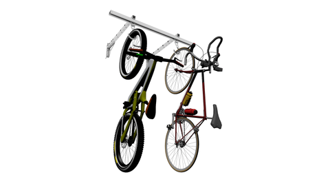 Bike Slide | 150lbs Load Capacity | 2 Hooks | BKS (Ceiling Mount)