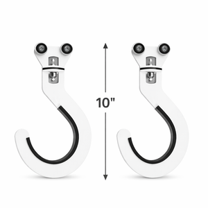 Pair of Bike Slide standard hooks, 10 inches tall