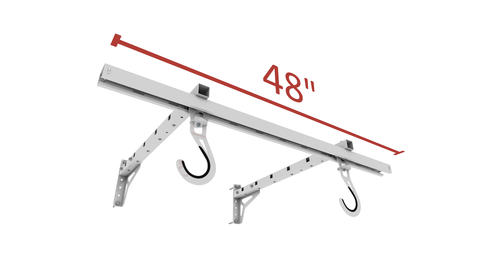 Bike Slide | 150lbs Load Capacity | 2 Hooks | BKS (Ceiling Mount)