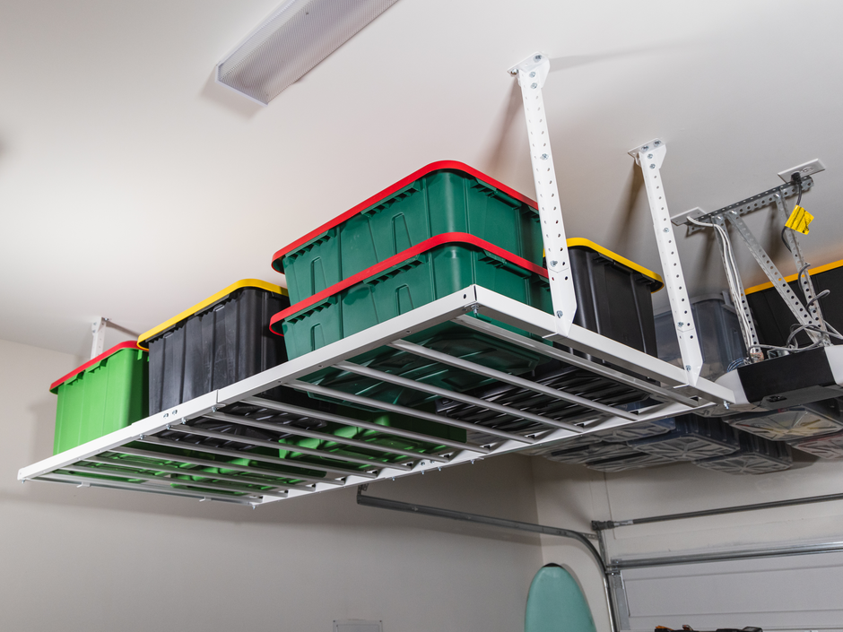 Ceiling-Mounted Sliding Storage | Ceiling SAM® – CeilingSAM