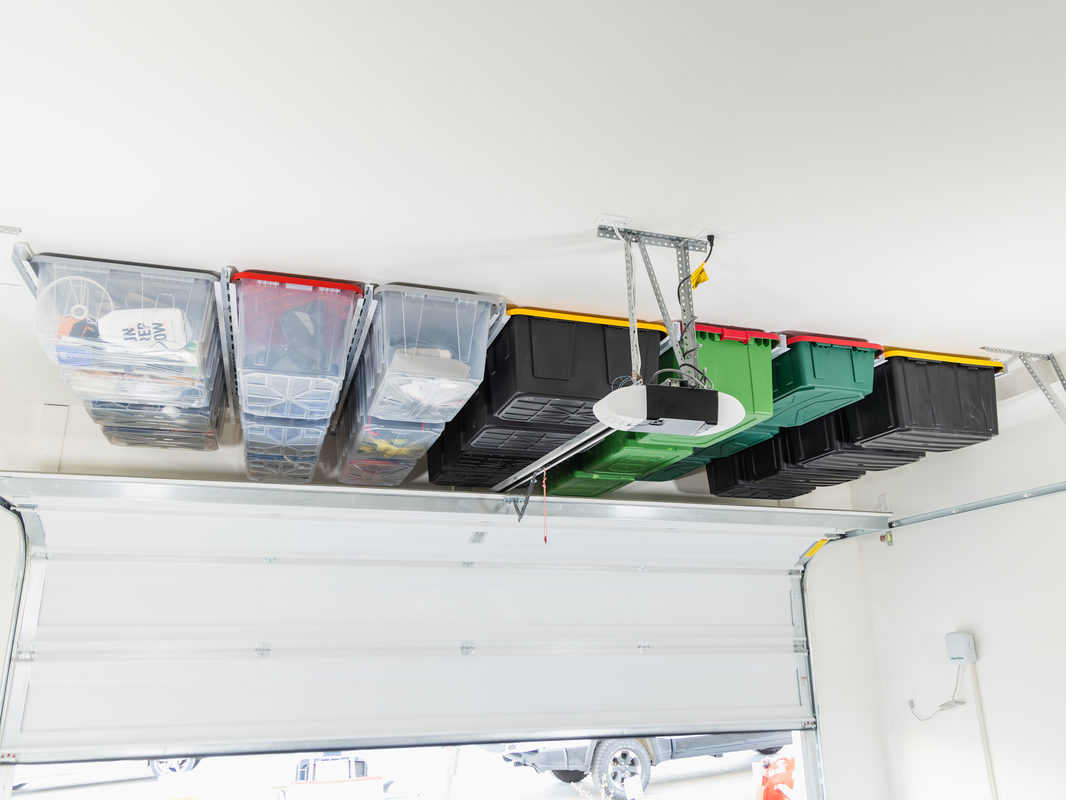 Ceiling-Mounted Sliding Storage | Ceiling SAM® – CeilingSAM