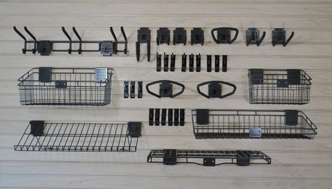 Wall Organizer Pro 60" x 80" Slatwall & Accessory Kit
