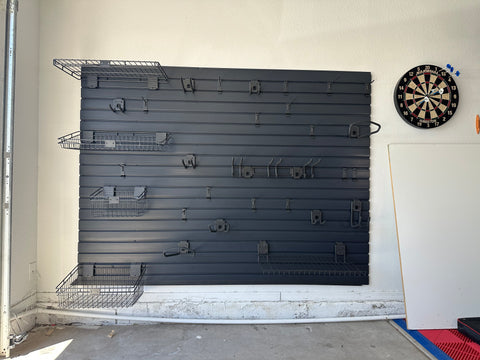 Wall Organizer Pro 60" x 80" Slatwall & Accessory Kit
