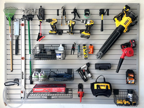 Wall Organizer Pro 60" x 80" Slatwall & Accessory Kit
