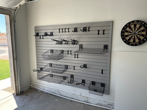 Wall Organizer Pro 60" x 80" Slatwall & Accessory Kit