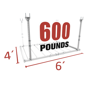 Heavy Duty 4'x6' Ceiling Storage Rack